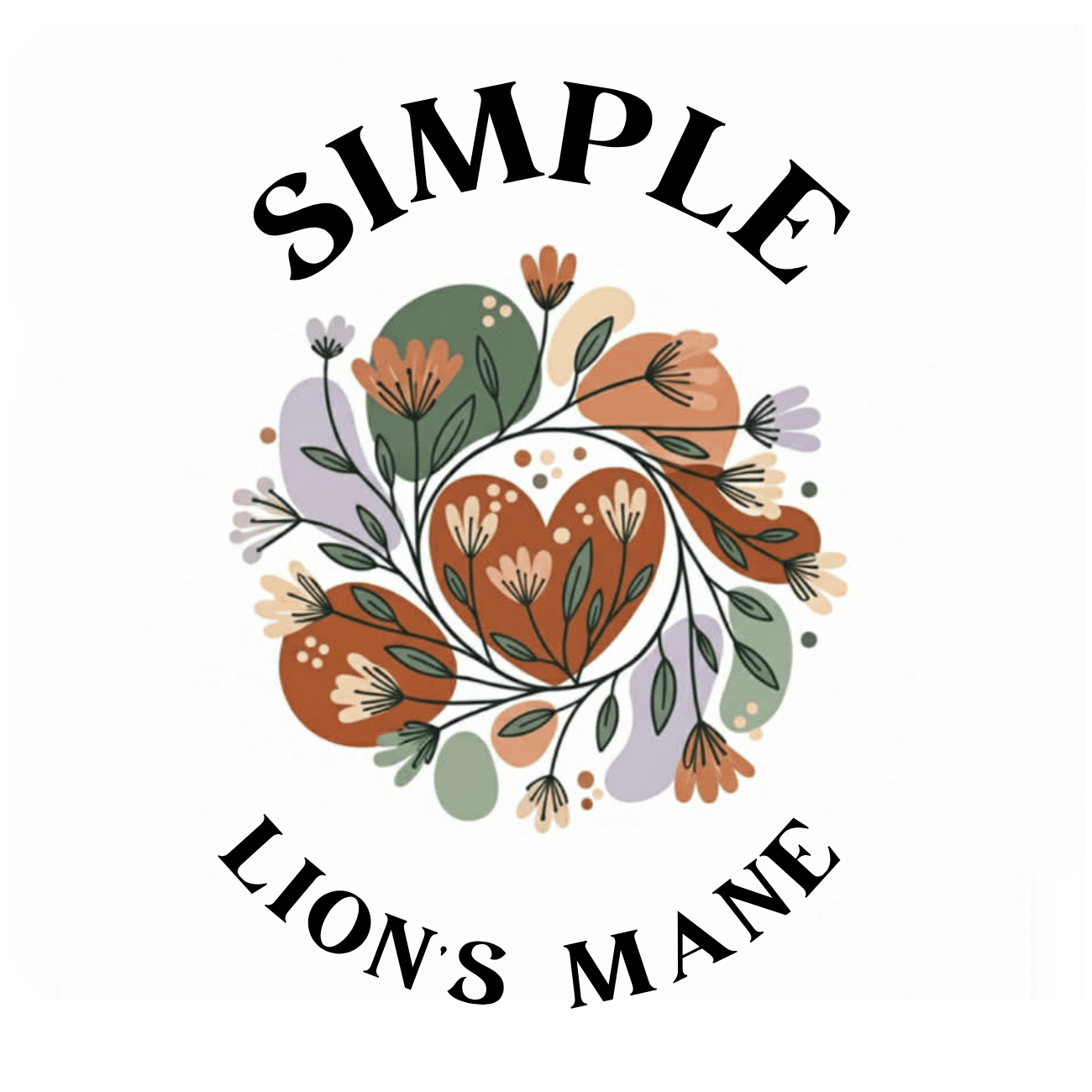 Simple Lion's Mane label