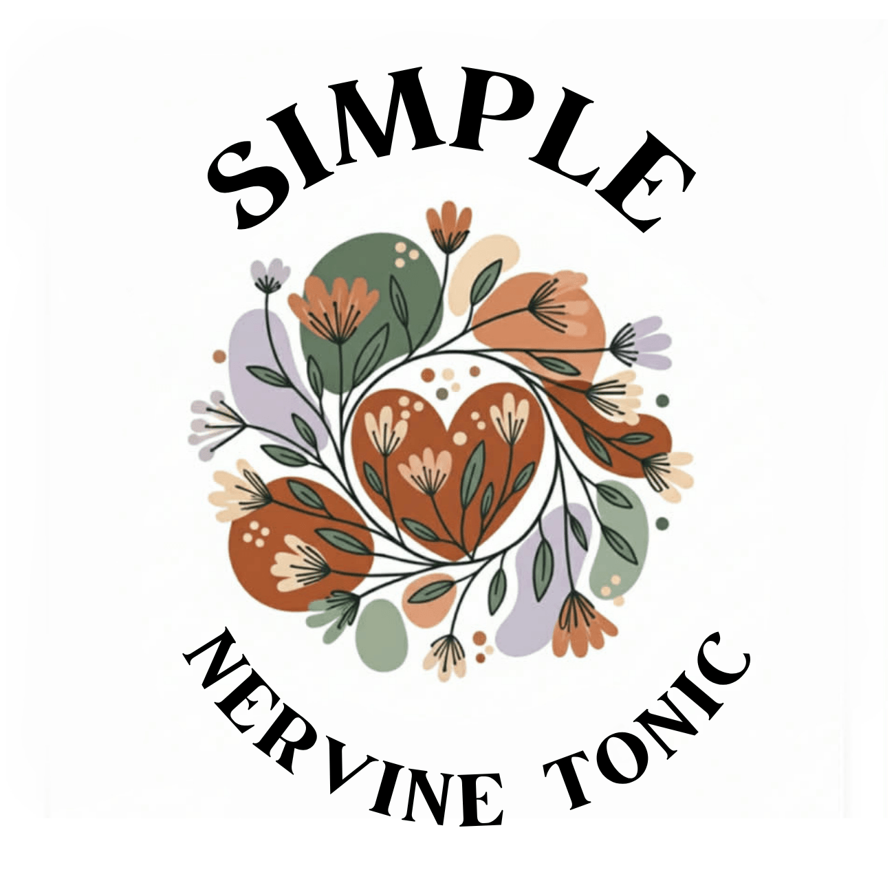 Simple Nervine Tonic label
